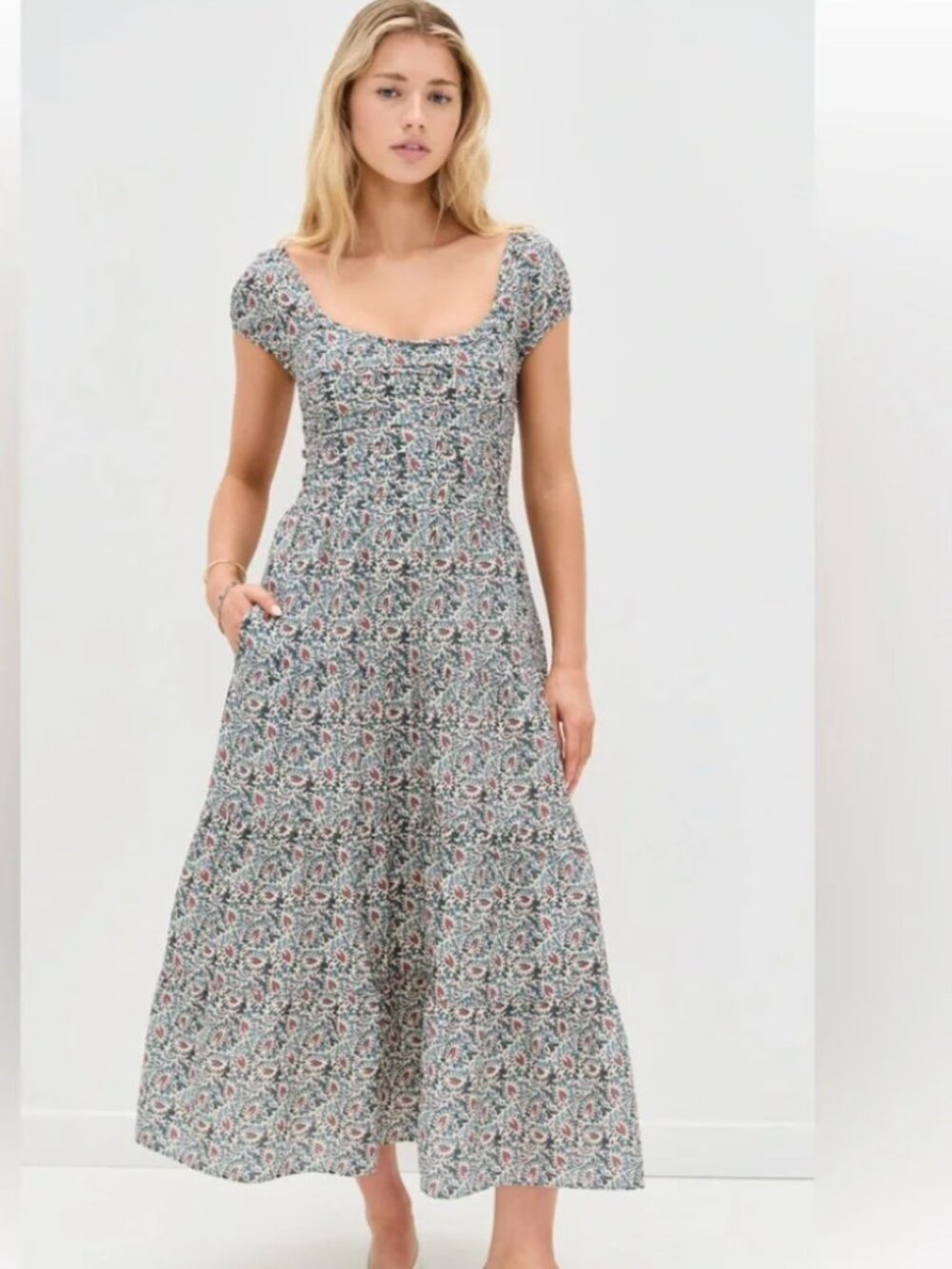 Paige Marchella Floral Dress Sz 10